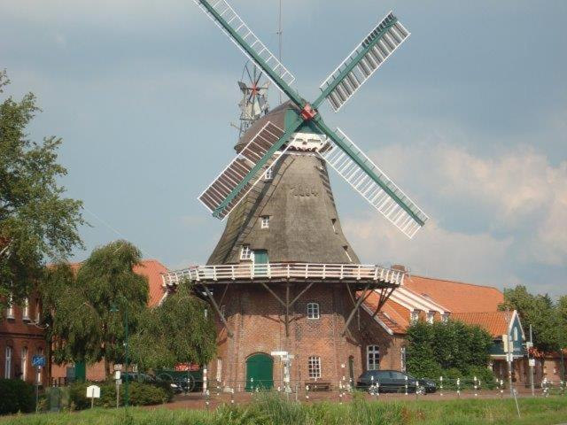 Villa Haus an der Fehnroute in Ostfriesland Grossefehn Exterior foto