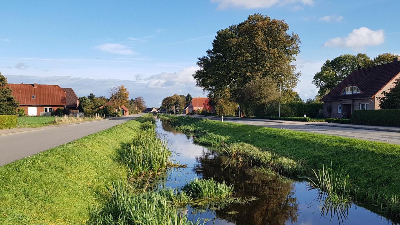 Villa Haus an der Fehnroute in Ostfriesland Grossefehn Exterior foto